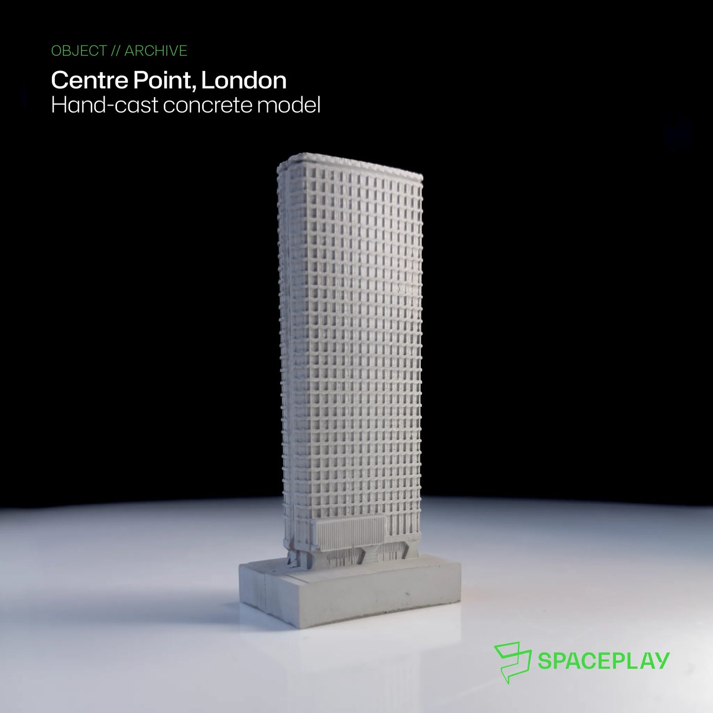 Centre Point – Miniature Concrete Model