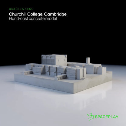 Churchill College, Cambridge – Miniature Concrete Model