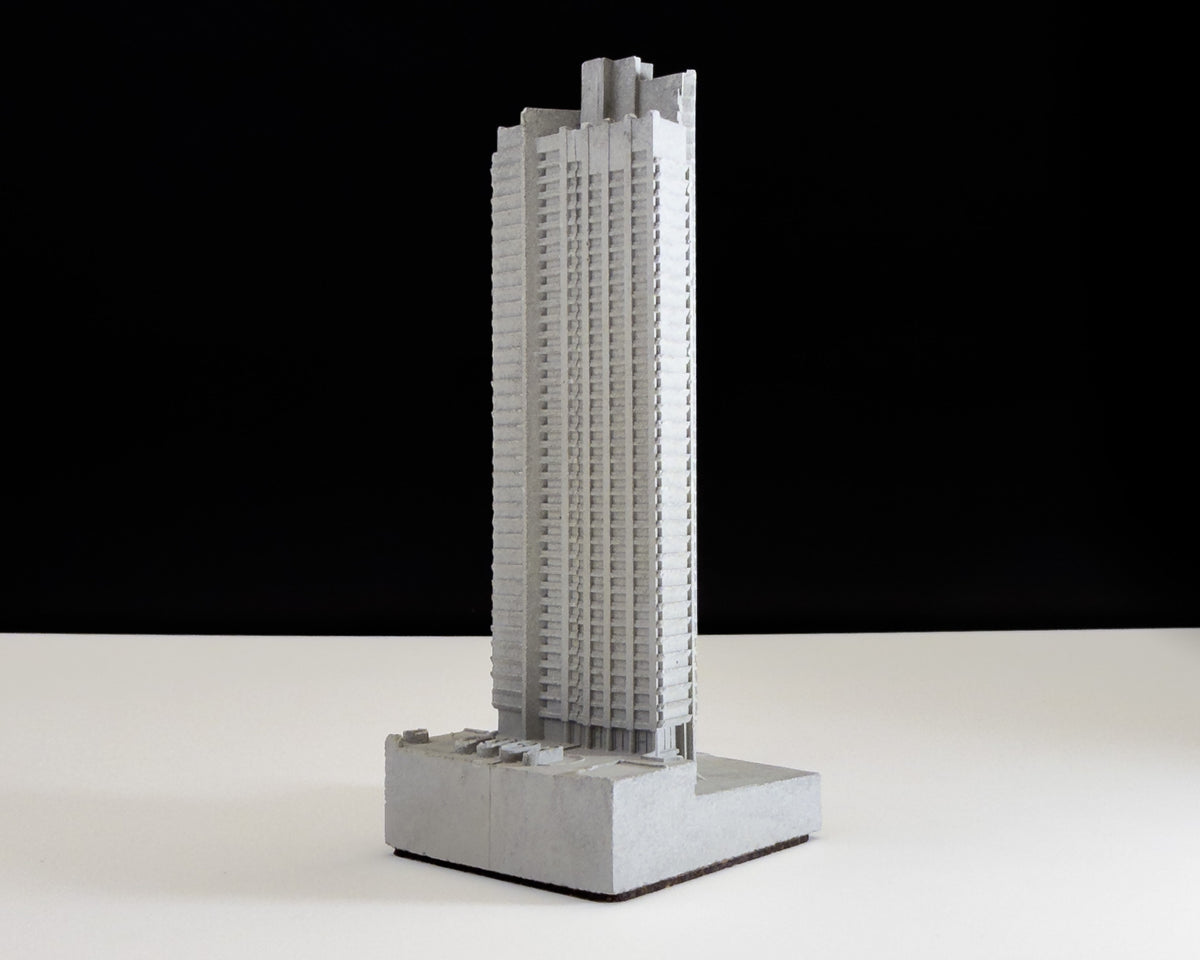 Cromwell Tower, Barbican Estate – Miniature Concrete Model