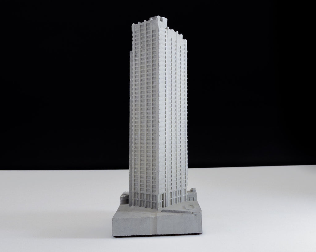 Cromwell Tower, Barbican Estate – Miniature Concrete Model