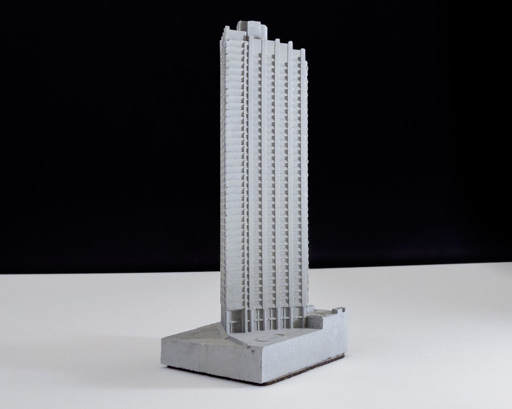 Cromwell Tower, Barbican Estate – Miniature Concrete Model