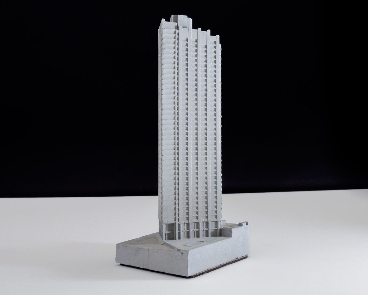Cromwell Tower, Barbican Estate – Miniature Concrete Model