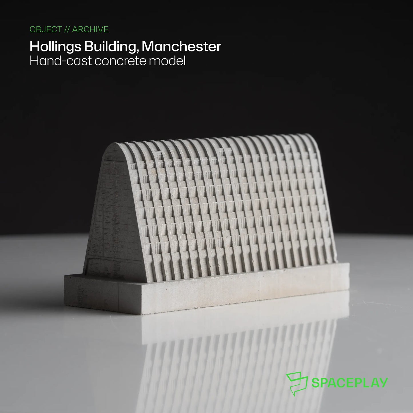 Hollings Building, Manchester – Miniature Concrete Model
