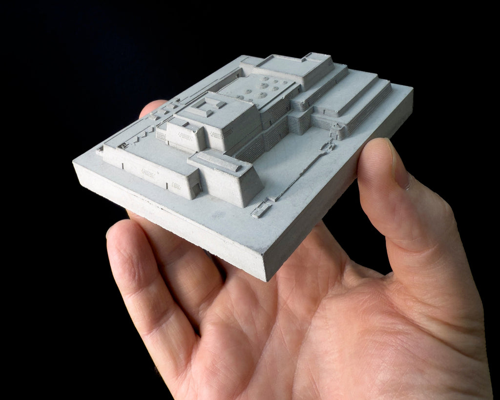 Okinawa Prefectural Museum – Miniature Concrete Model