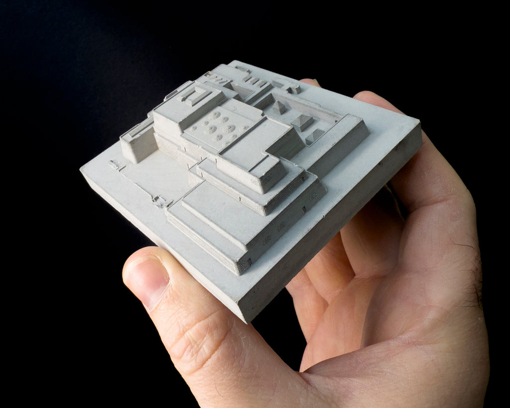 Okinawa Prefectural Museum – Miniature Concrete Model