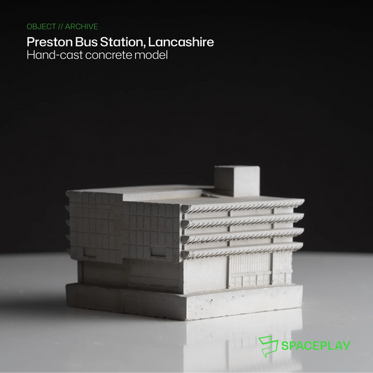Preston Bus Station - Miniature Concrete Model