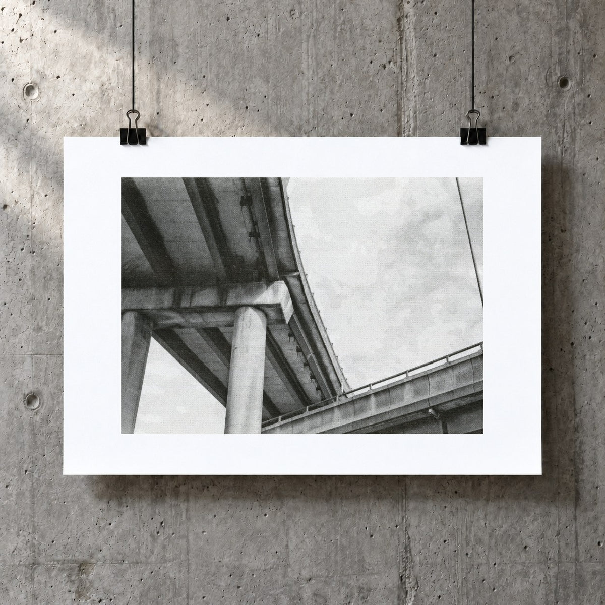 Spaghetti Junction Risograph Print — Flyover