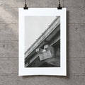 Spaghetti Junction Risograph Print — Beam Detail
