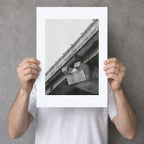 Spaghetti Junction Risograph Print — Beam Detail