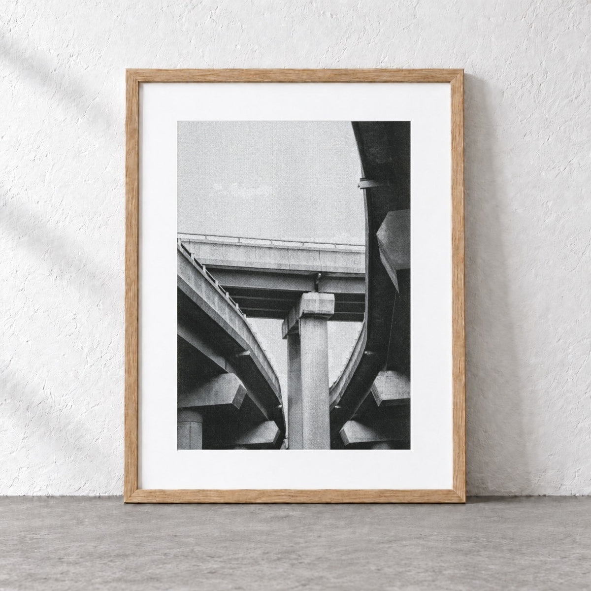 Spaghetti Junction Risograph Print — Caught in the Middle