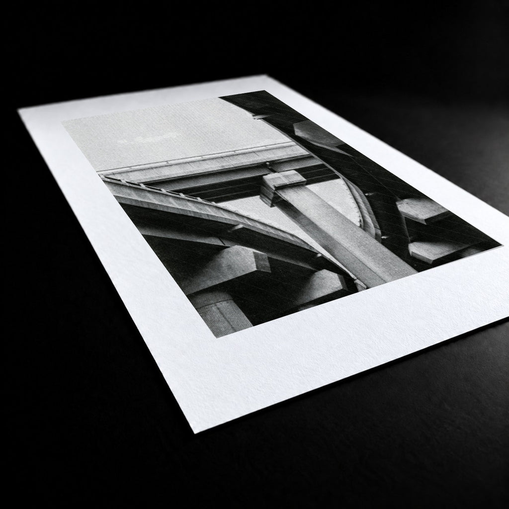 Spaghetti Junction Risograph Print — Caught in the Middle
