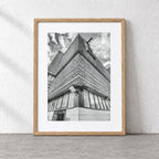 New Street Signal Box Risograph Print  — Corner Look-Up