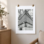 New Street Signal Box Risograph Print  — Corner Look-Up