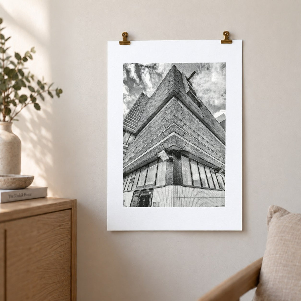 New Street Signal Box Risograph Print  — Corner Look-Up