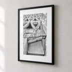 Welbeck Street Car Park Risograph Print — Corner Look-Up