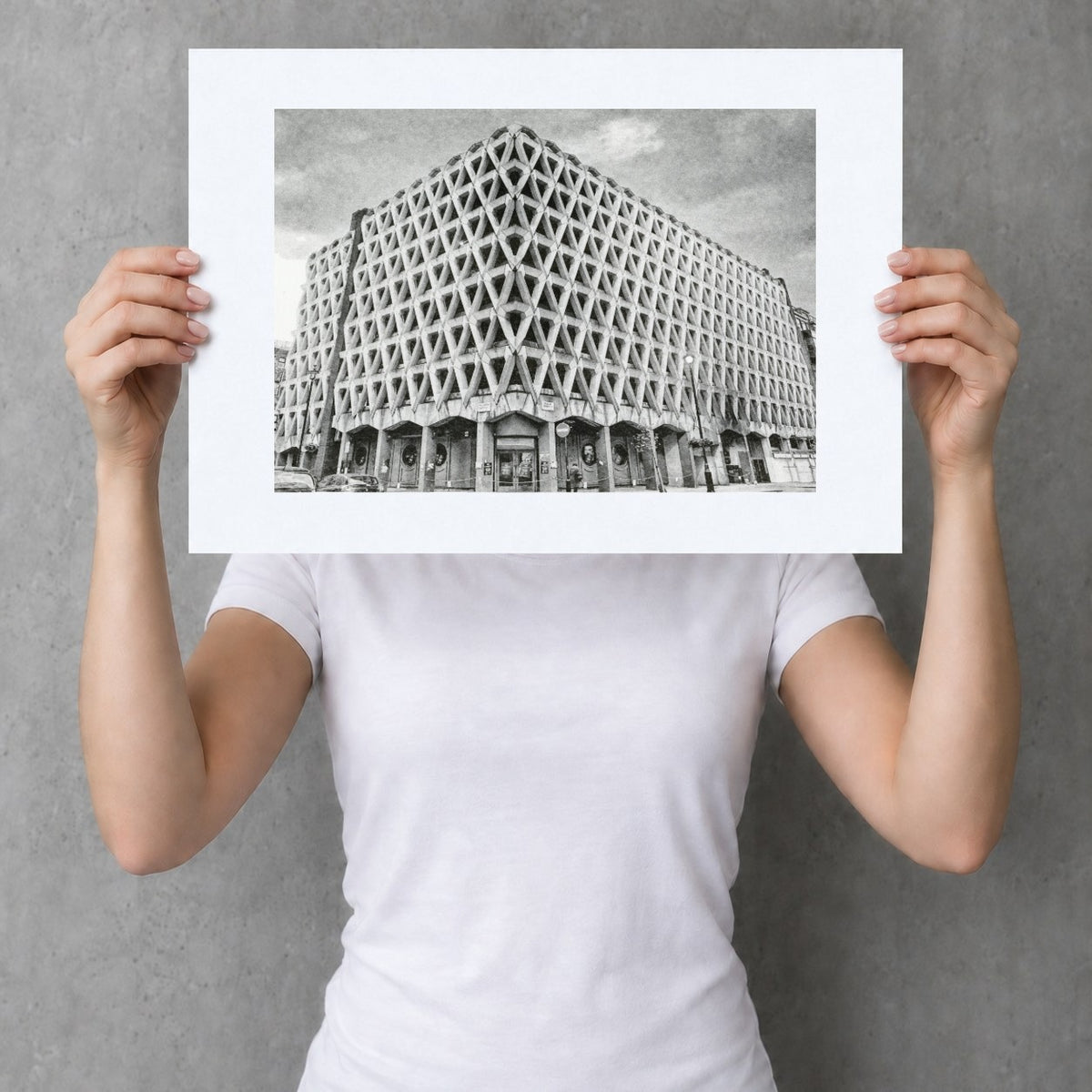 Welbeck Street Car Park Risograph Print — Street View