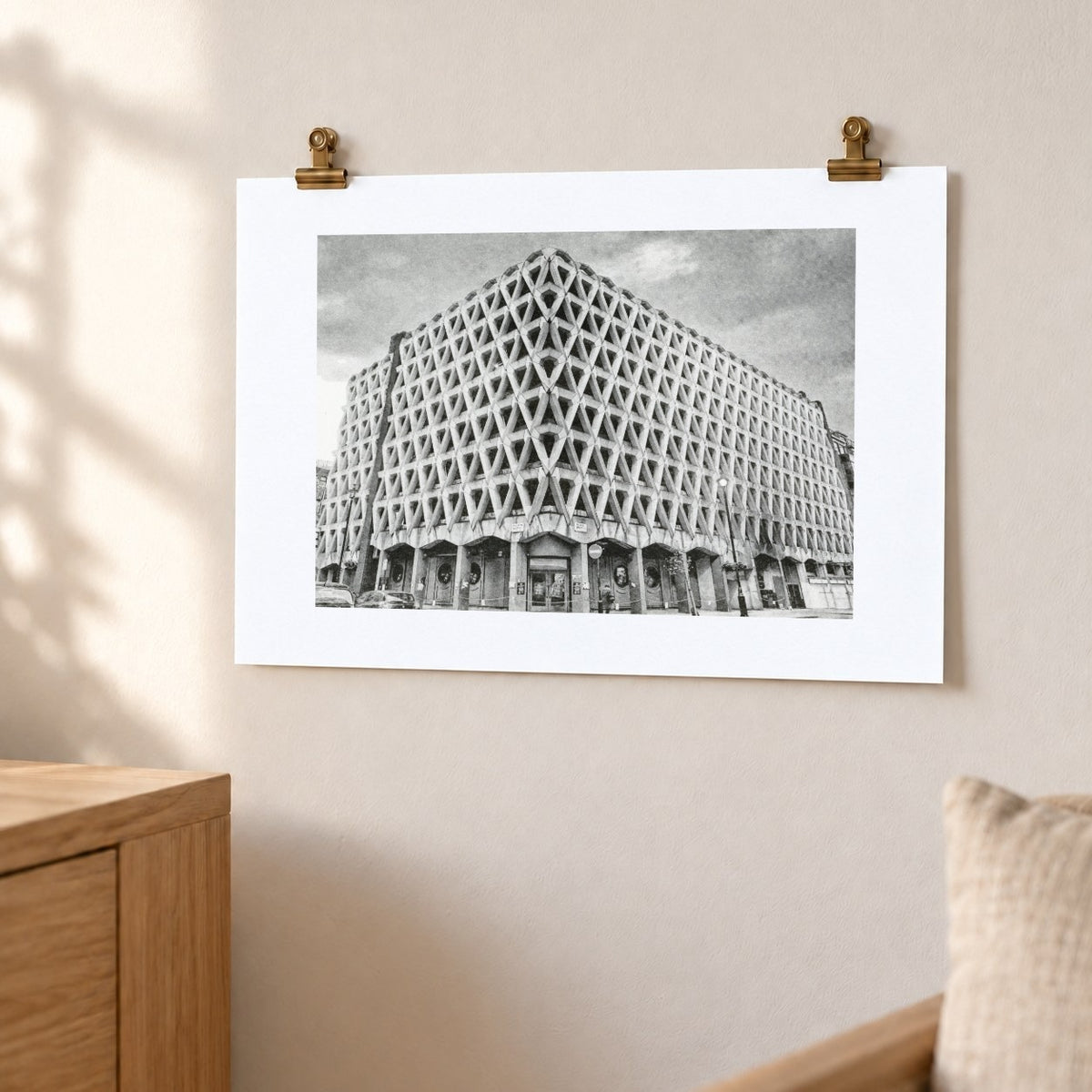 Welbeck Street Car Park Risograph Print — Street View