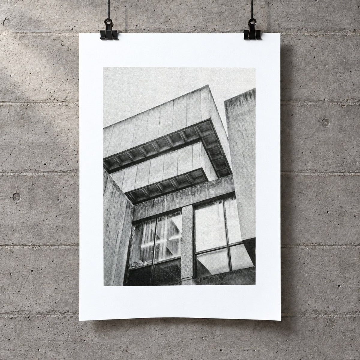 Birmingham Central Library Risograph Print — Look-Up