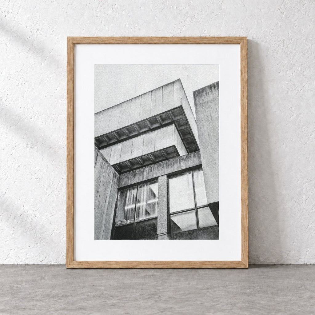 Birmingham Central Library Risograph Print — Look-Up