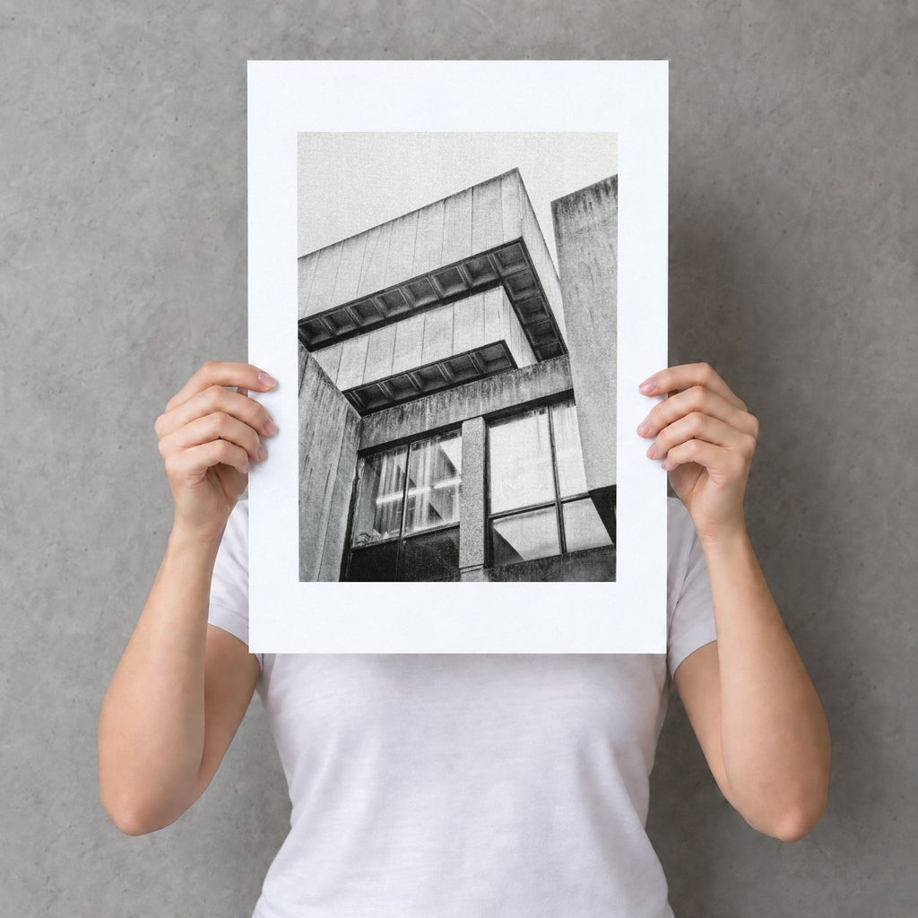 Birmingham Central Library Risograph Print — Look-Up