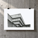 Birmingham Central Library Risograph Print — Ziggurat Corner