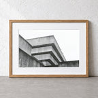 Birmingham Central Library Risograph Print — Ziggurat Corner