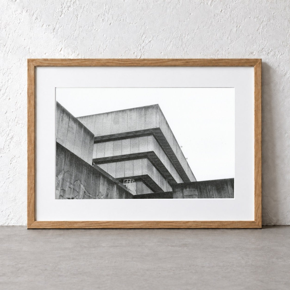 Birmingham Central Library Risograph Print — Ziggurat Corner