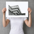 Birmingham Central Library Risograph Print — Ziggurat Corner