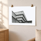 Birmingham Central Library Risograph Print — Ziggurat Corner