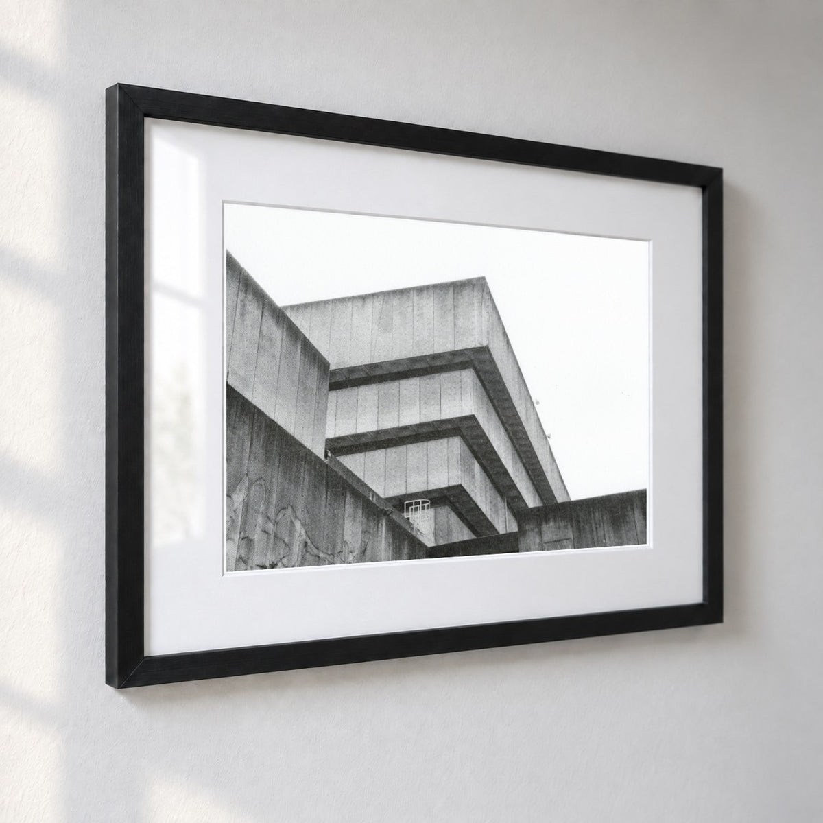 Birmingham Central Library Risograph Print — Ziggurat Corner