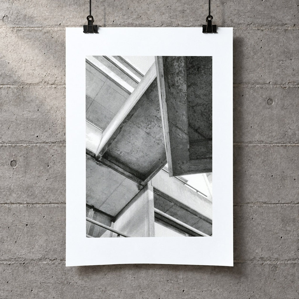 UEA Library Risograph Print — External Stair
