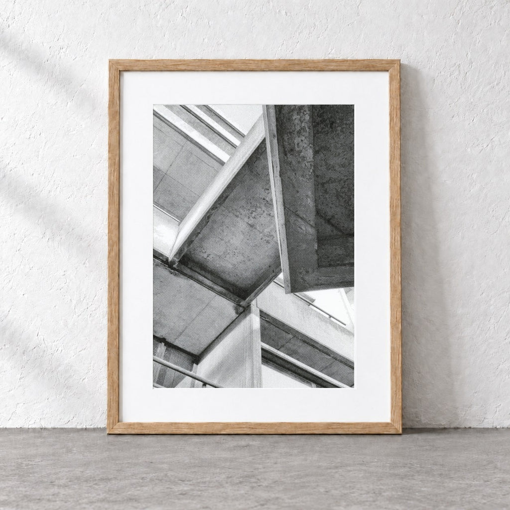 UEA Library Risograph Print — External Stair