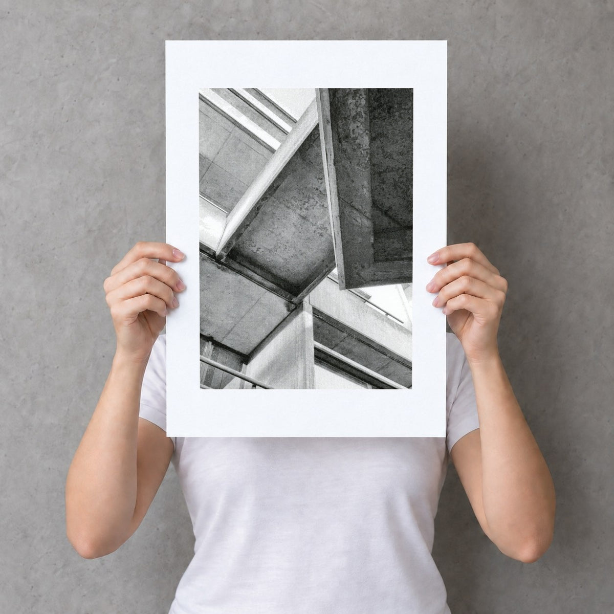 UEA Library Risograph Print — External Stair
