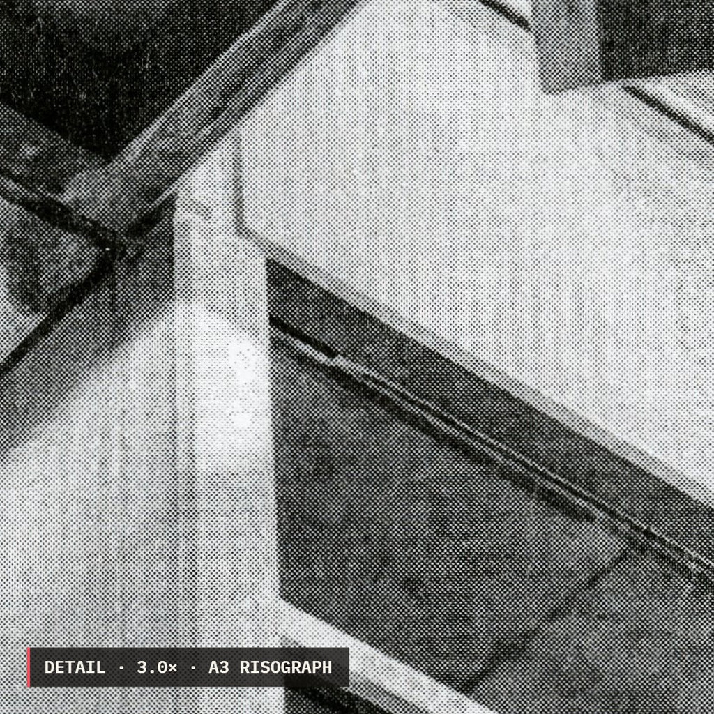 UEA Library Risograph Print — External Stair