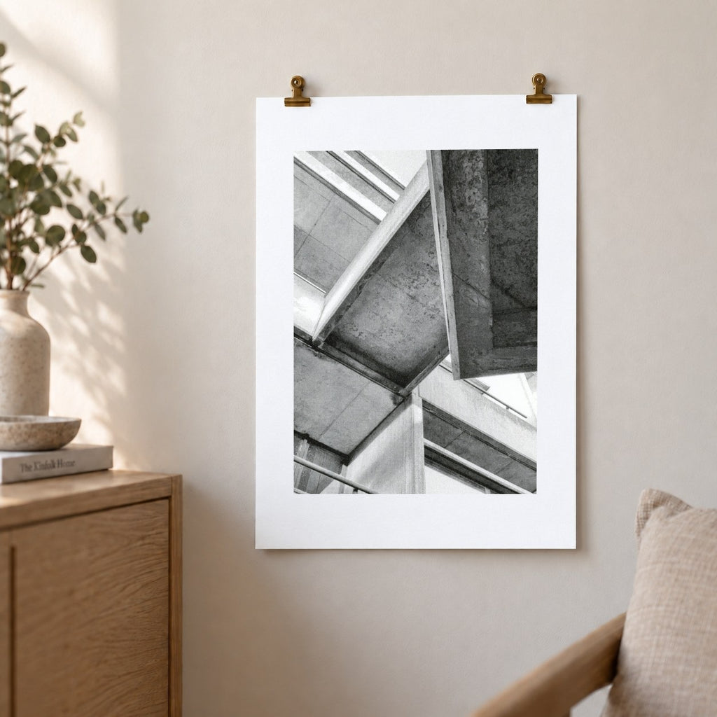 UEA Library Risograph Print — External Stair