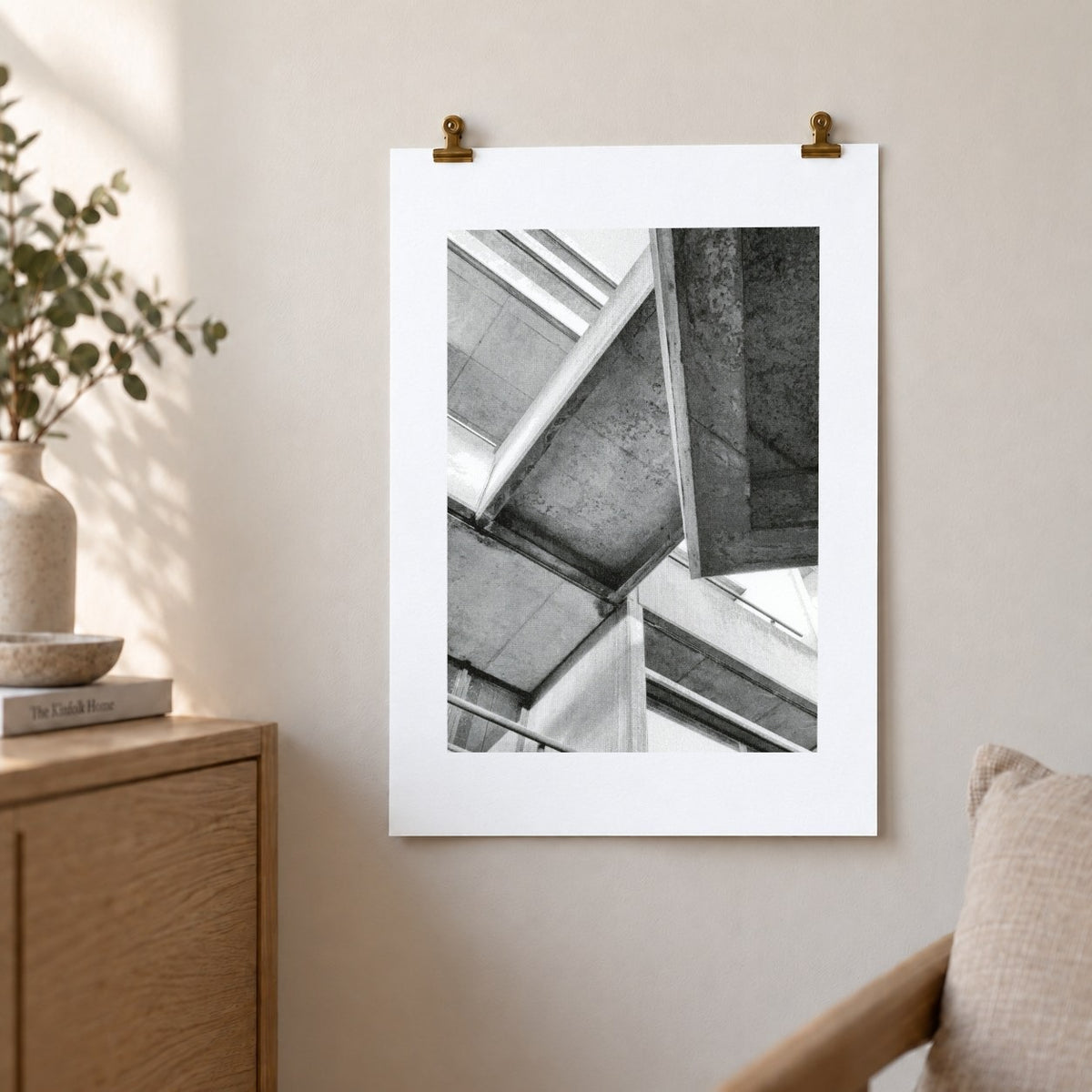 UEA Library Risograph Print — External Stair