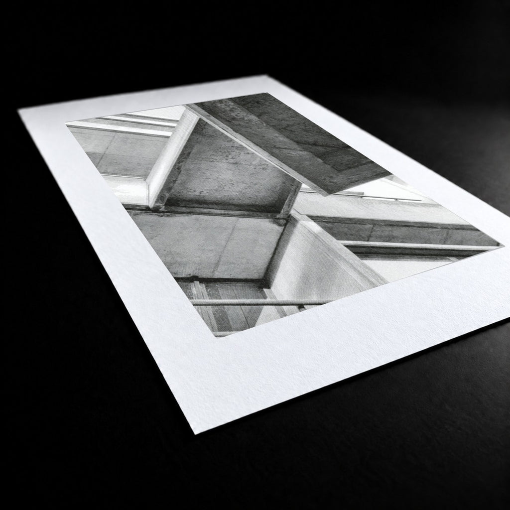 UEA Library Risograph Print — External Stair