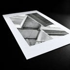 UEA Library Risograph Print — External Stair