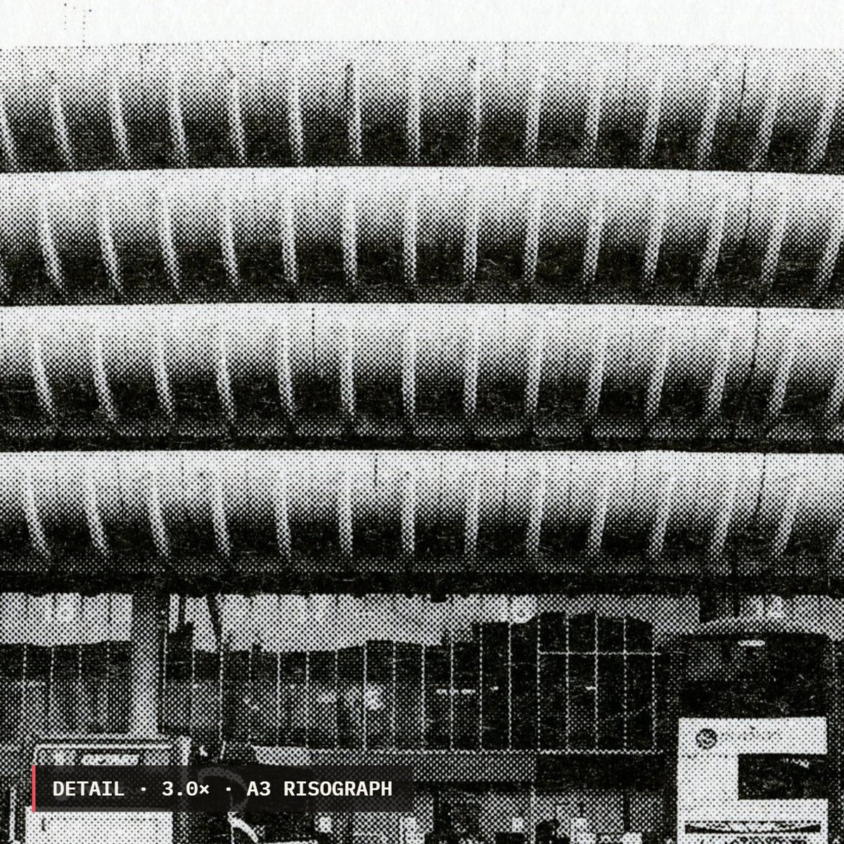 Preston Bus Station Risograph Print — Old Elevation