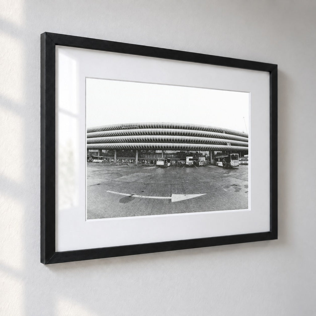 Preston Bus Station Risograph Print — Old Elevation