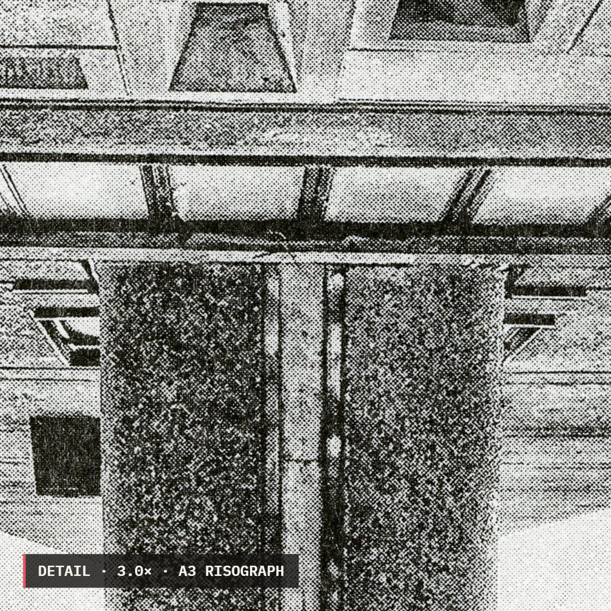 Trellick Tower Risograph Print — Bridge Look Up