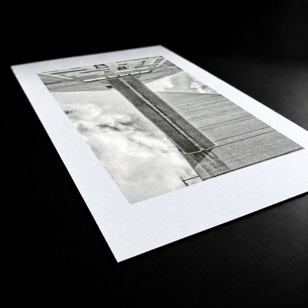 Trellick Tower Risograph Print — Bridge Look Up