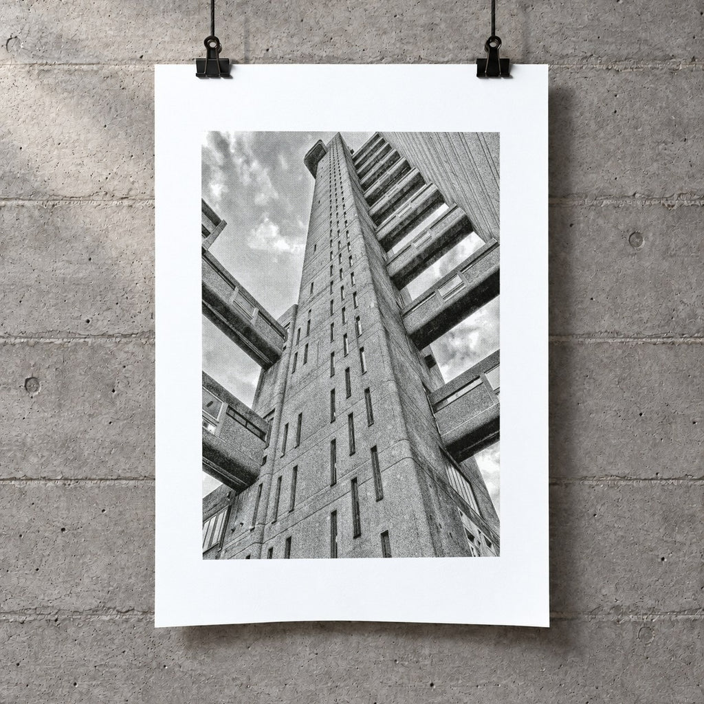 Trellick Tower Risograph Print — Staircore