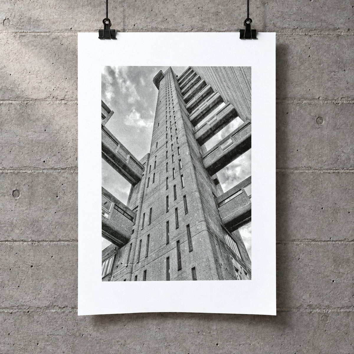 Trellick Tower Risograph Print — Staircore