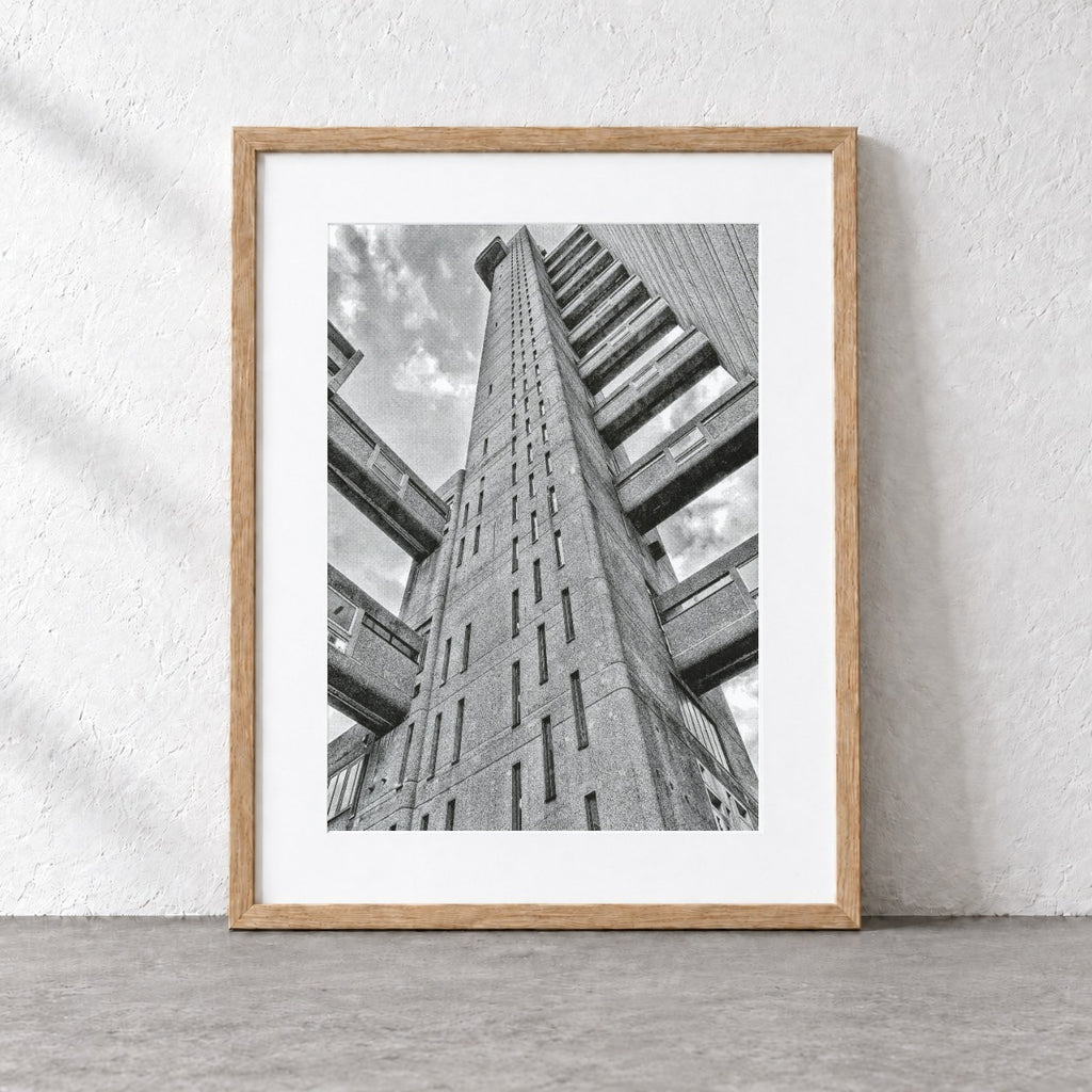 Trellick Tower Risograph Print — Staircore