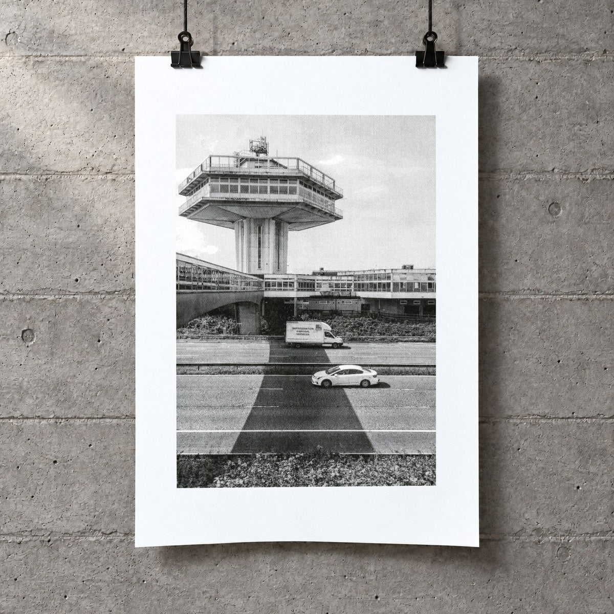 Forton Services Risograph Print — M6 View