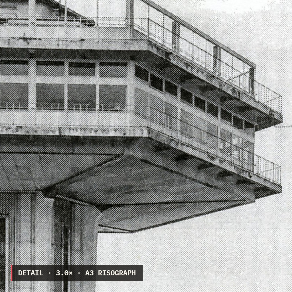 Forton Services Risograph Print — M6 View
