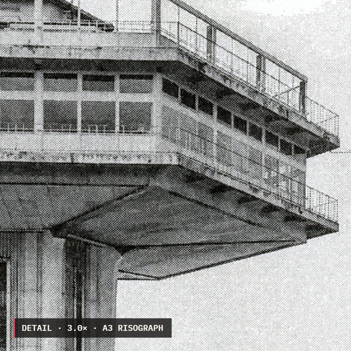 Forton Services Risograph Print — M6 View