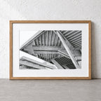 National Theatre Risograph Print — Corner Look-Up