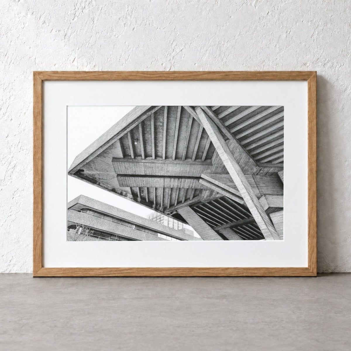 National Theatre Risograph Print — Corner Look-Up